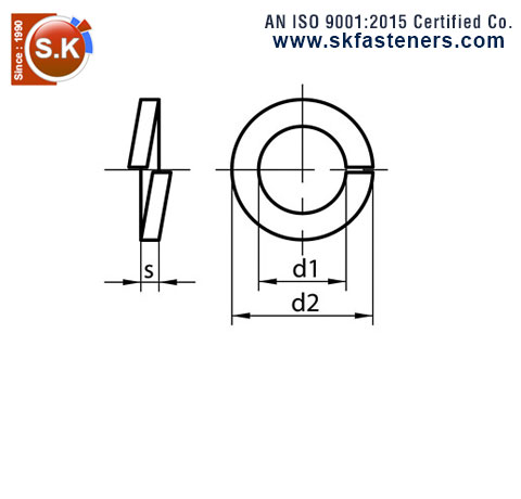 DIN 127B Spring Washer manufacturers exporters suppliers in india punjab ludhiana